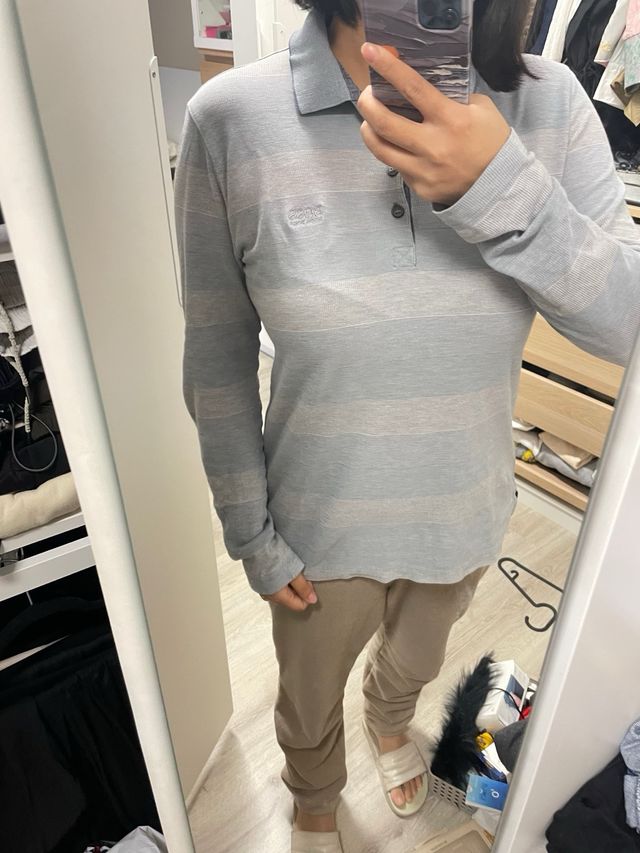 Polo manga larga de hombre de boss