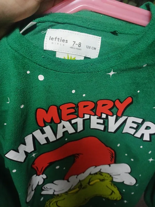 Lote Navideño Grinch 7/8 años