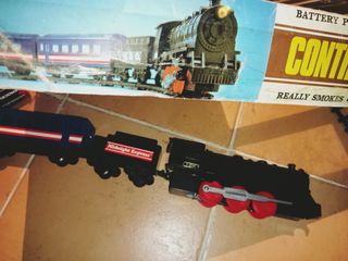 Locomotiva e vagoni Vintage a batteria KAMCO 