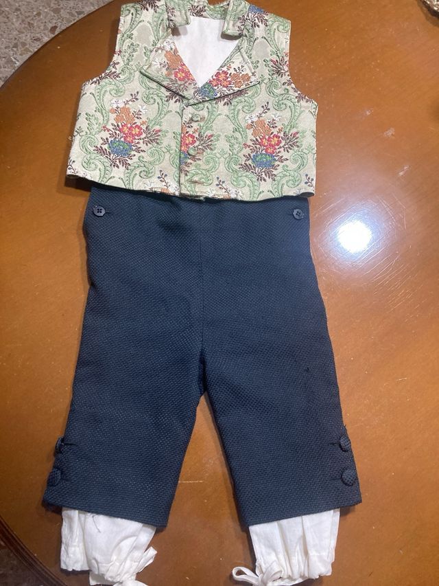Chaleco y pantalon fallero niño