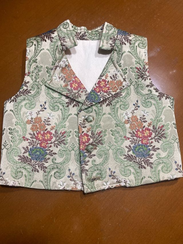 Chaleco y pantalon fallero niño