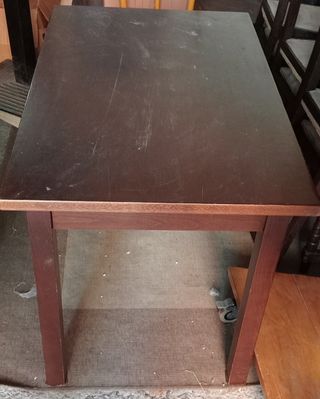 Mesas de madera maciza de bar