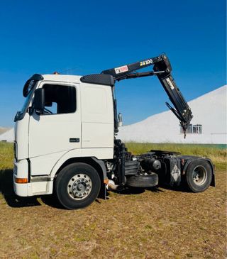 VOLVO FH12 420 GRUA HIAB TODA PRUEBA!