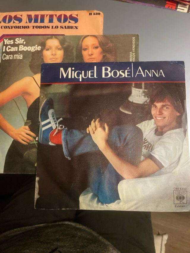 Vinilos Los mitos, Miguel bose y Baccara