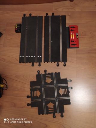 Scalextric + 4 coches