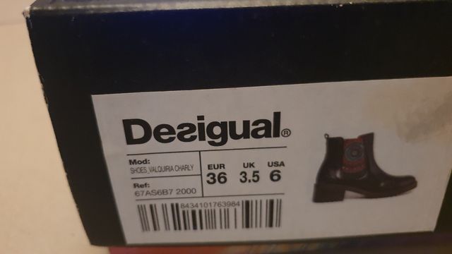 Stivaletti desigual 36 con carro armato in saldo