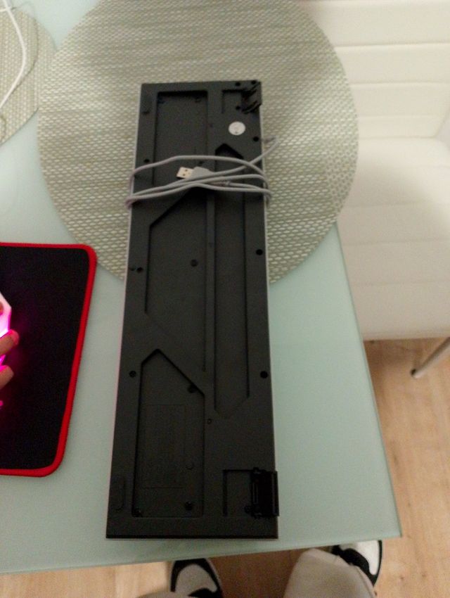 Teclado gaming con luzes y con usb