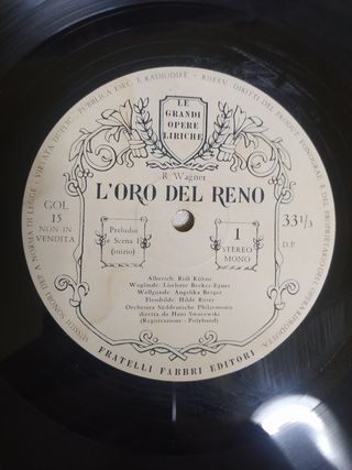 33 giri l' oro del Reno