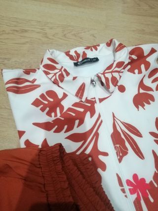Vestido camisero y pantalon