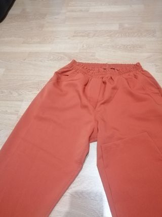 Vestido camisero y pantalon