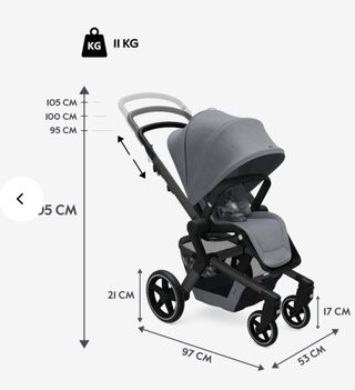 coche y silla JOOLZ HUBPLUS y saco cubrepiernas 