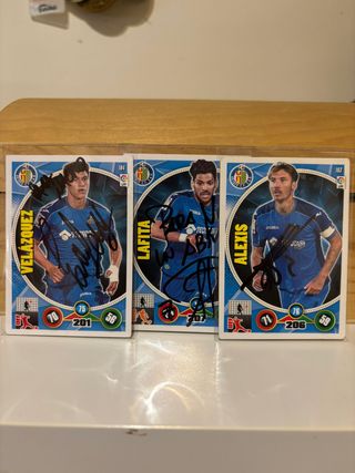 Cromos Getafe Adrenalyn Firmados 2014-2015