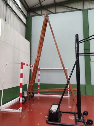 Escalera madera 6 metros 