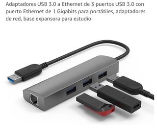 WAVLINK USB-C 3-Puertos Aluminio