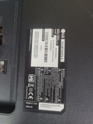 Despiece televisor LG 50UM7450PLA