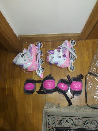 Patines rosas para niñas