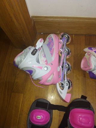 Patines rosas para niñas