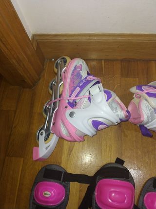 Patines rosas para niñas