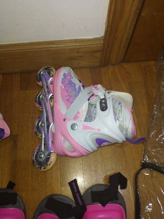 Patines rosas para niñas