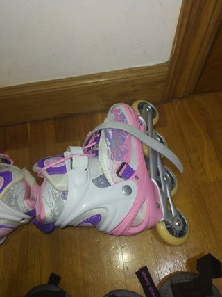 Patines rosas para niñas