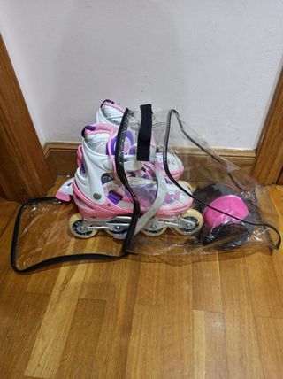 Patines rosas para niñas