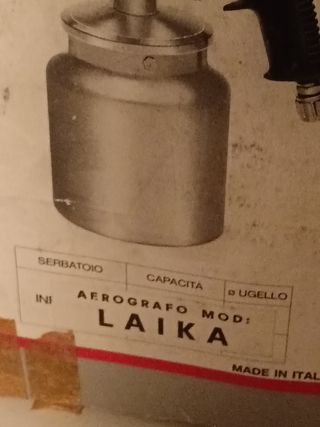 Serbatoio Aregrafo mod laika made Italy