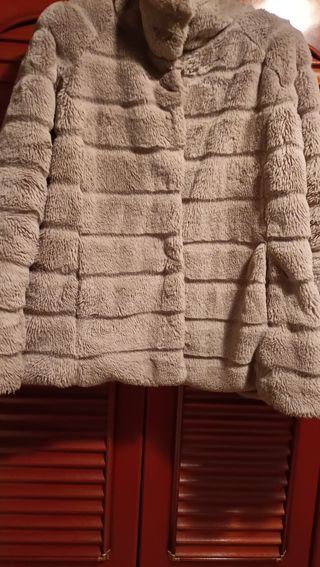 Chaquetón pelo corto, reversible