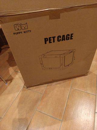 Caja transporte para perro