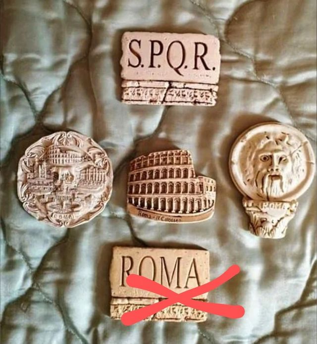 IMANES RECUERDO DE ROMA. NUEVOS.