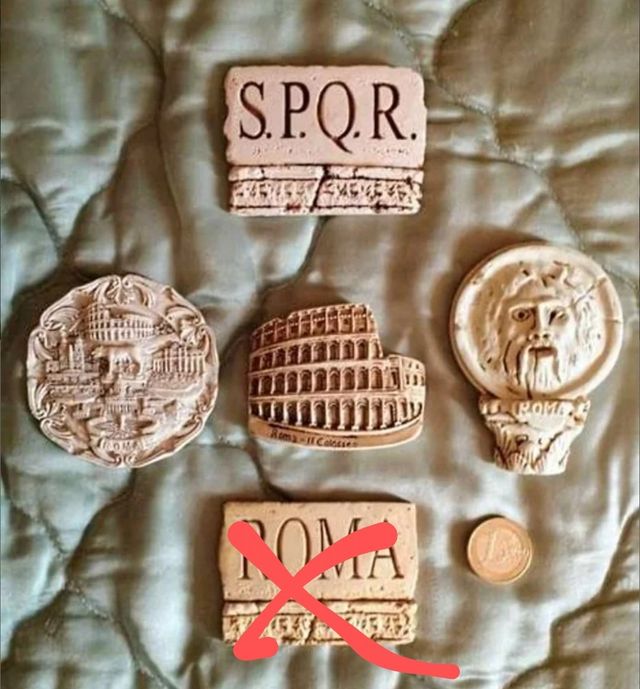 IMANES RECUERDO DE ROMA. NUEVOS.