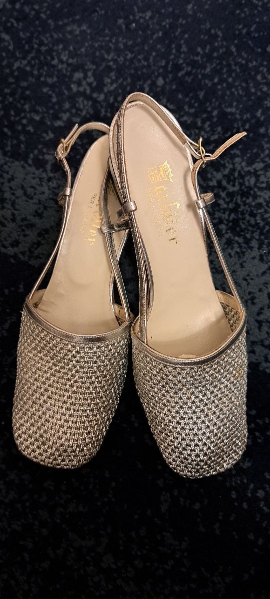 Sandalo argento tg 36 mai usato