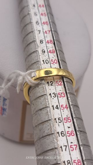 Anillo oro 18k con diamante 