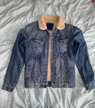Chaqueta vaquera Zara con forro interior, talla S