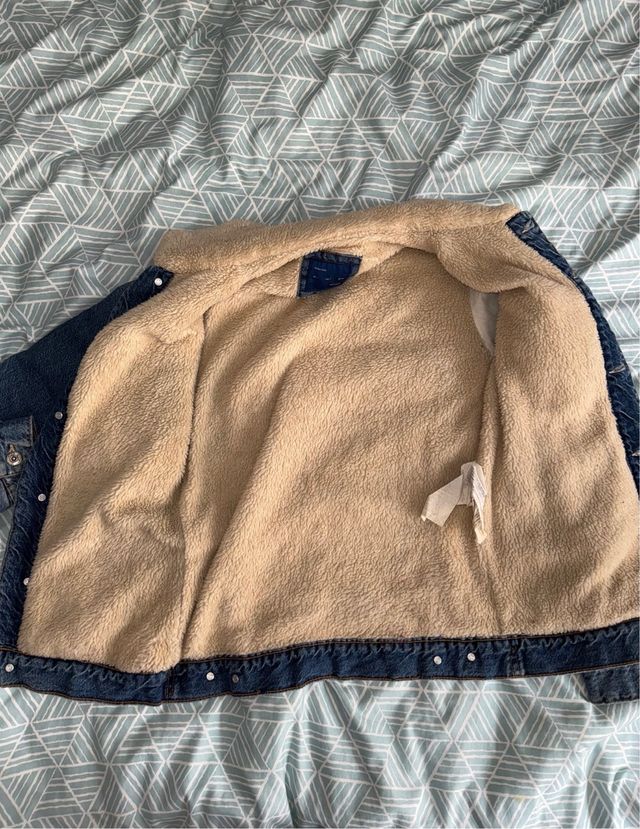 Chaqueta vaquera Zara con forro interior, talla S