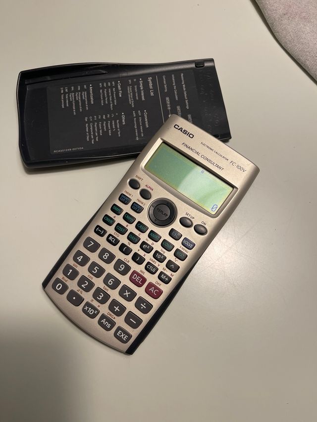 CASIO Calculadora Financiera FC-100V