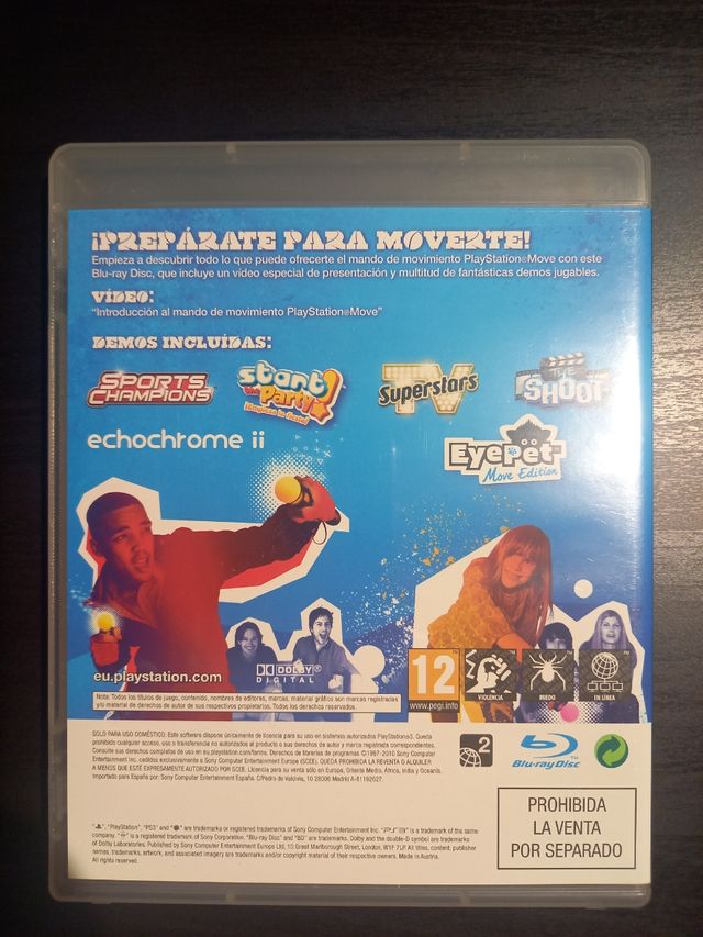 Perfecto estado Juego Playstation Move PAL España