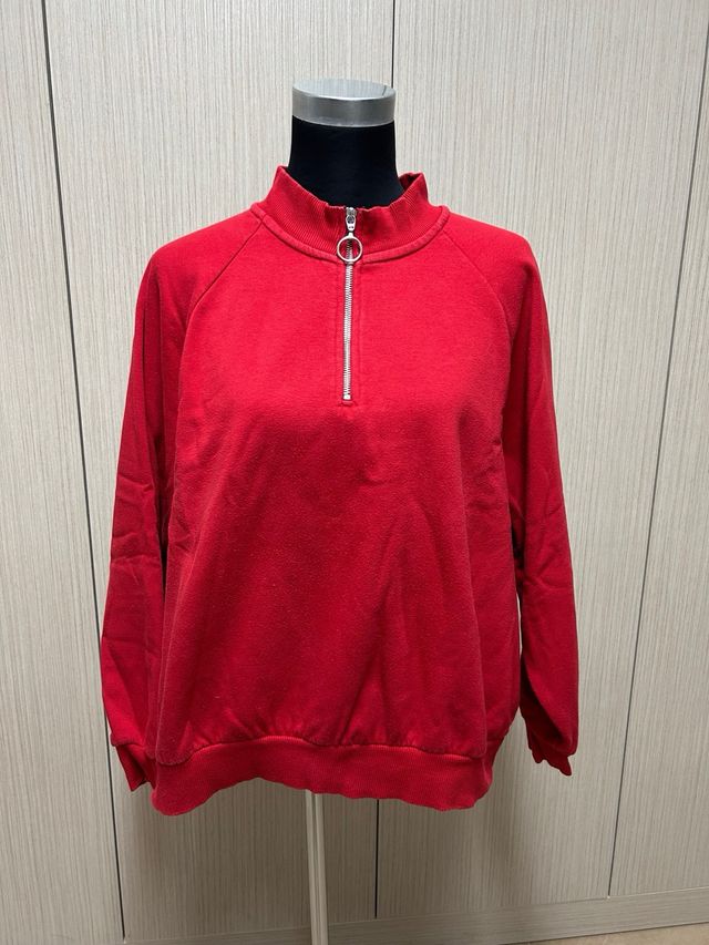 Sudadera roja C&A