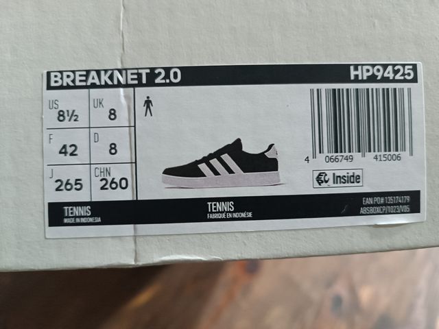 Adidas breaknet 2.0 sin estrenar
