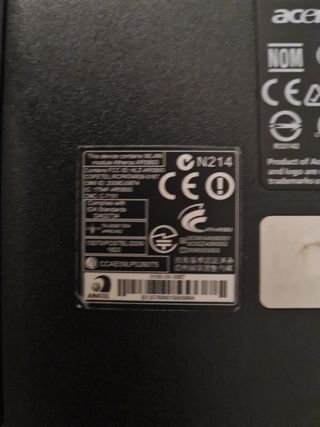 Portátil Acer aspire
