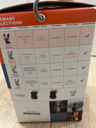 Mochila portabebés ergobaby