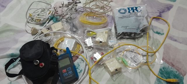 Kit herramientas y material telefonia teleco