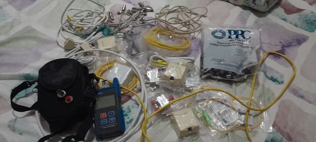 Kit herramientas y material telefonia teleco