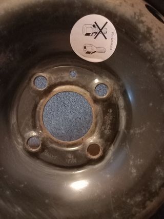 Jante Renault Modus - pneu suplente 165-65R15 81T