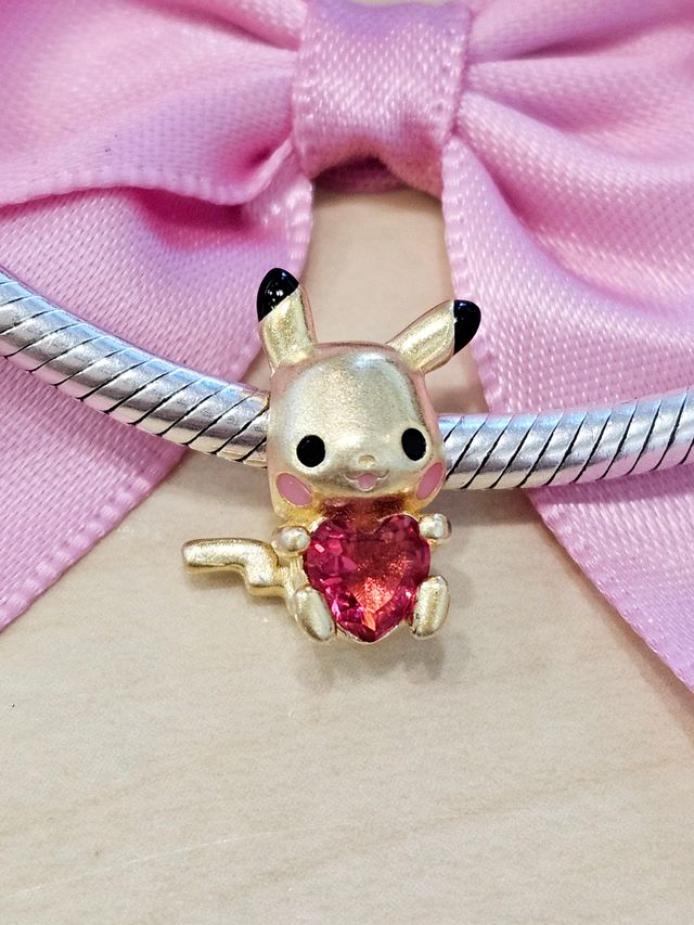 Charm Picachu Pokemon plata