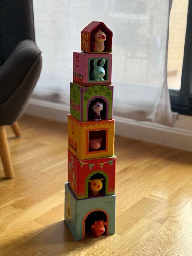 Set cubi impilabili DJECO