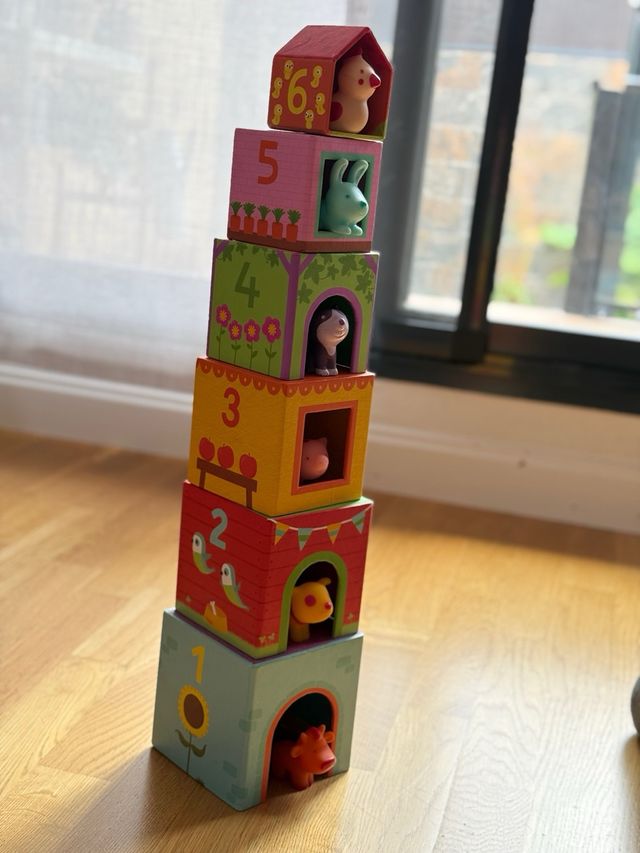 Set cubi impilabili DJECO