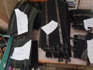 52 lote de pistas de scalextric contiene, 17 curv