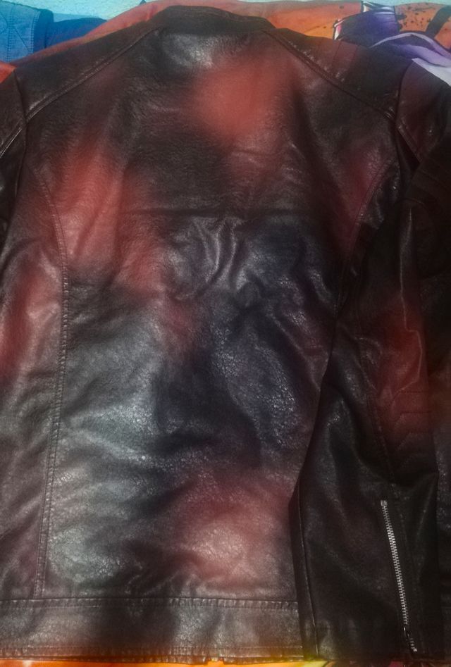 Chaqueta Burdeos Katie Seth M Hombre rock