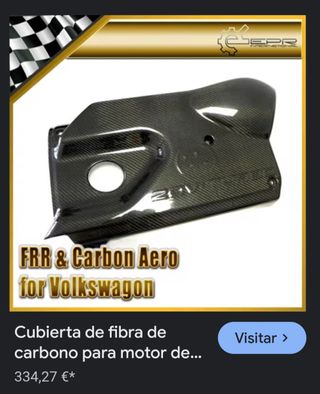 Tapa motor Carbono Original 1.8t