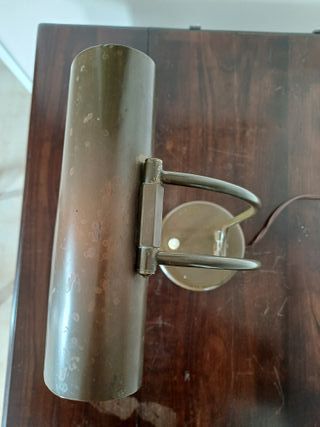 Lampada vintage bronzo base tonda